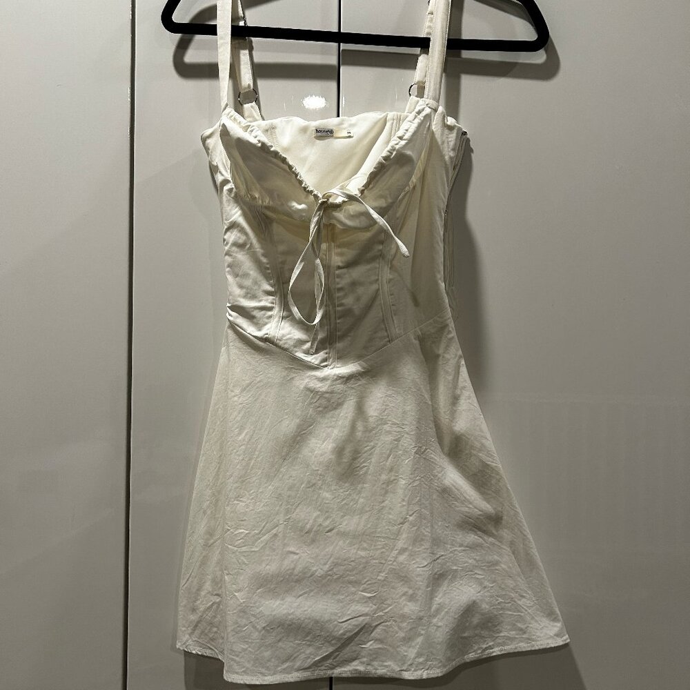 House of Cb Carlotta White Corset Mini Dress | XS - Picture 3 of 9